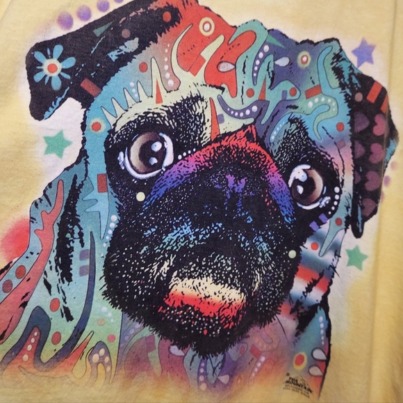 The Mountain Tops - The Mountain "Pug" Graphic T-Shirt Men/Women